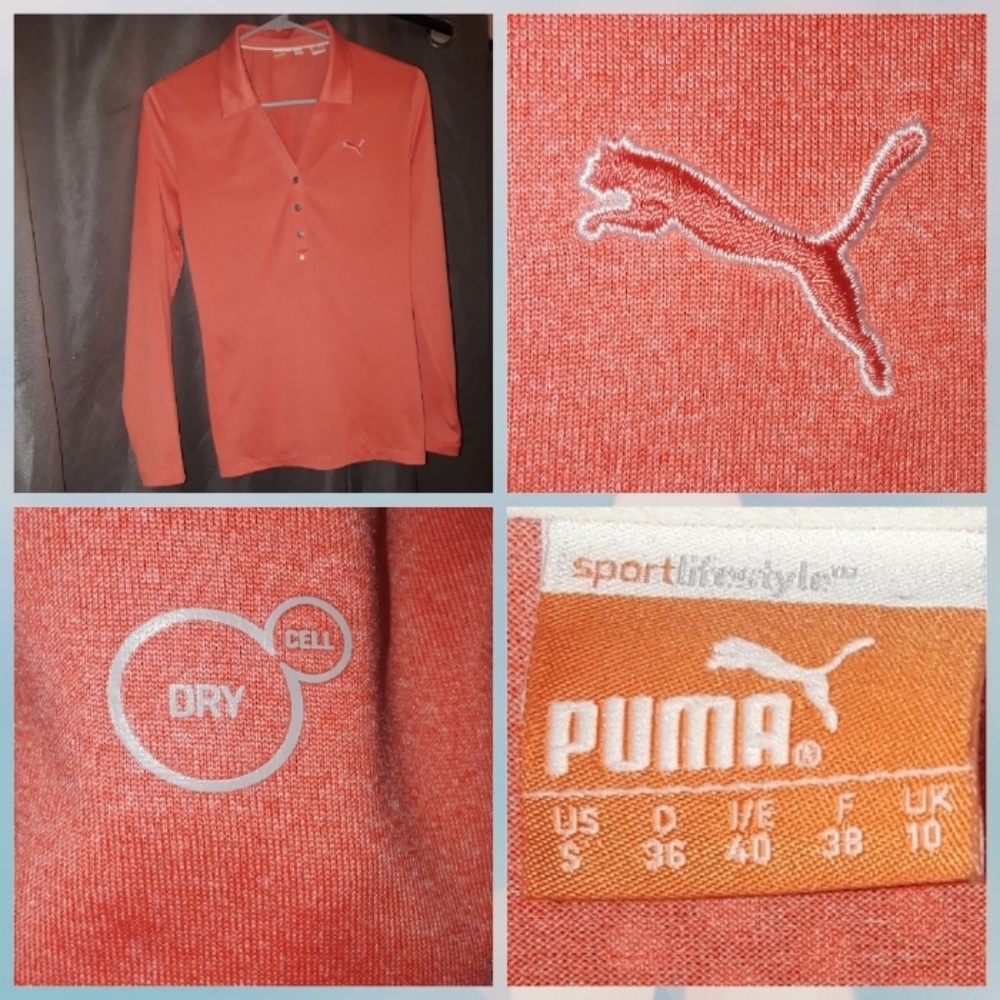 PUMA Golf Long Sleeve Polo